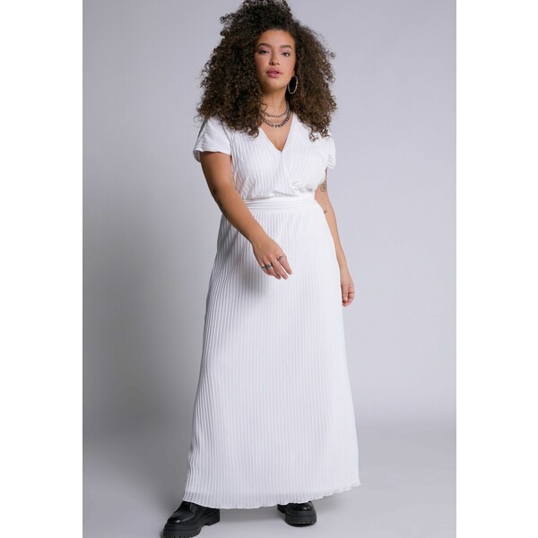 Studio Untold Długa sukienka off-white S2Q21C05D-A11