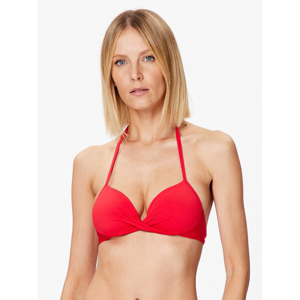 United Colors Of Benetton Góra od bikini 3P5H5R00Q Czerwony