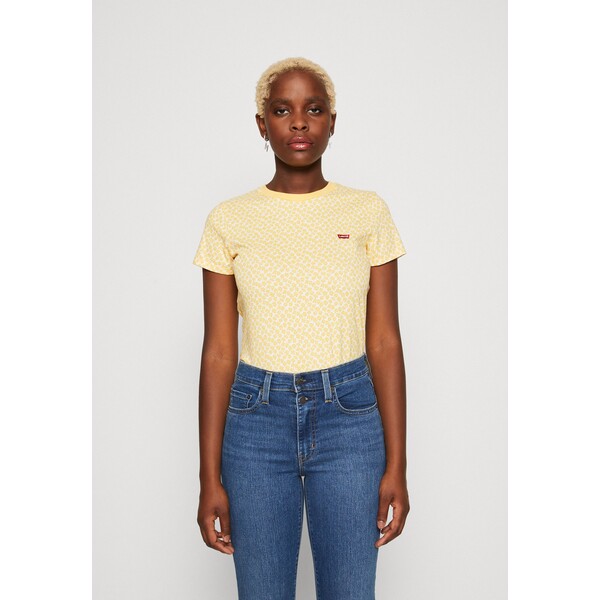 Levi's® PERFECT TEE T-shirt z nadrukiem gelb LE221D051-E11