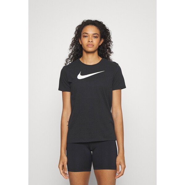 Nike Performance TEE Koszulka sportowa black/(white) N1241D1YO-Q11