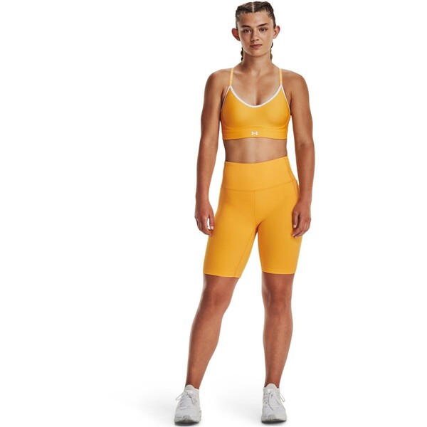Damskie spodenki treningowe UNDER ARMOUR UA Meridian Bike Shorts - żółte