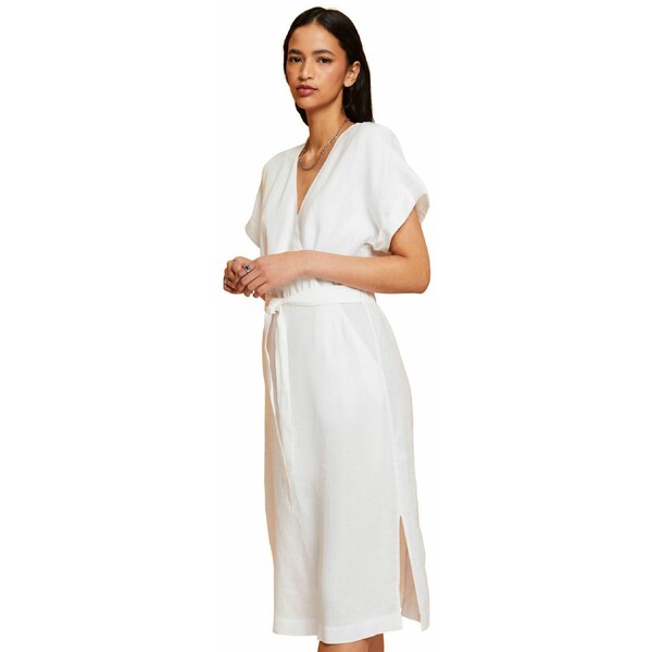 Esprit Collection LIGHT Sukienka letnia white ES421C1QL-A11