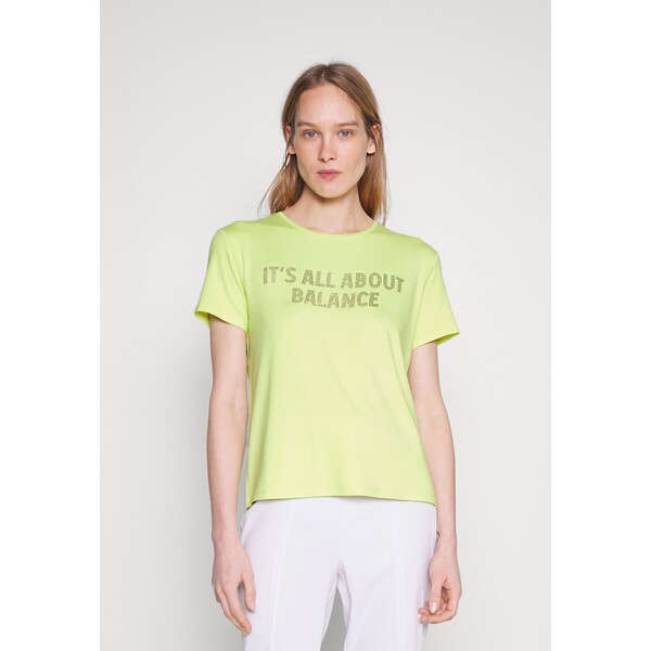 Patrizia Pepe MAGLIA T-shirt z nadrukiem sunny lime P1421D081-M11