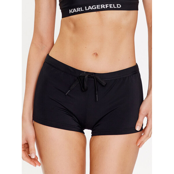 KARL LAGERFELD Dół od bikini 230M2207 Czarny