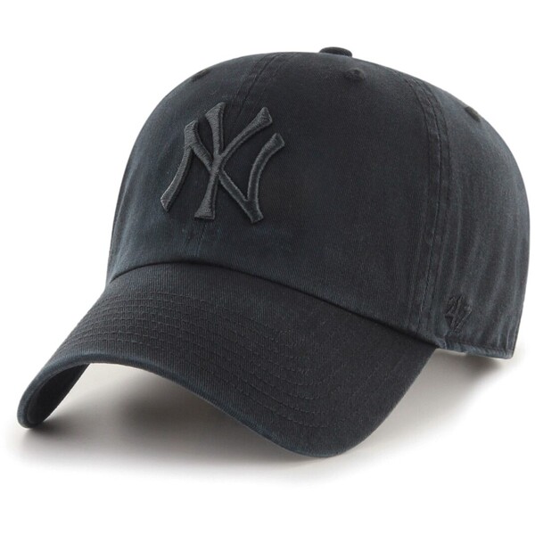 47 BRAND Czapka z daszkiem uniseks 47 Brand New York Yankees '47 Clean Up - czarna