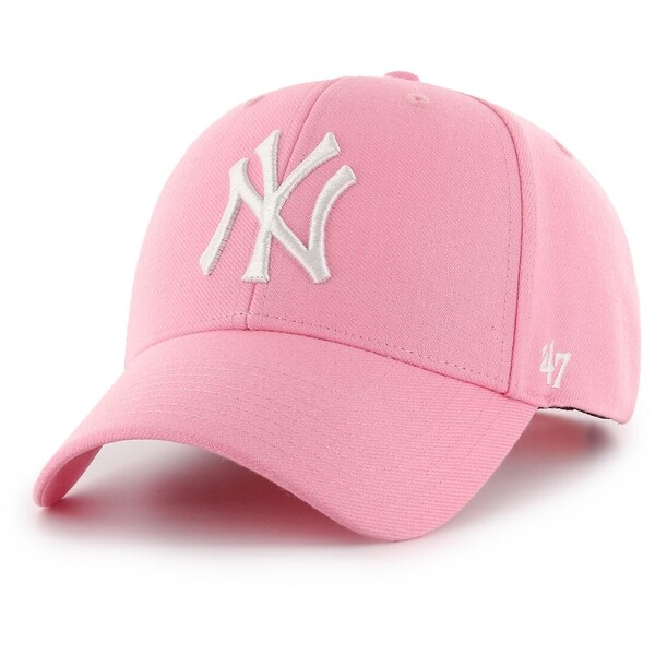 47 BRAND Damska czapka z daszkiem 47 Brand New York Yankees '47 Snapback - różowa