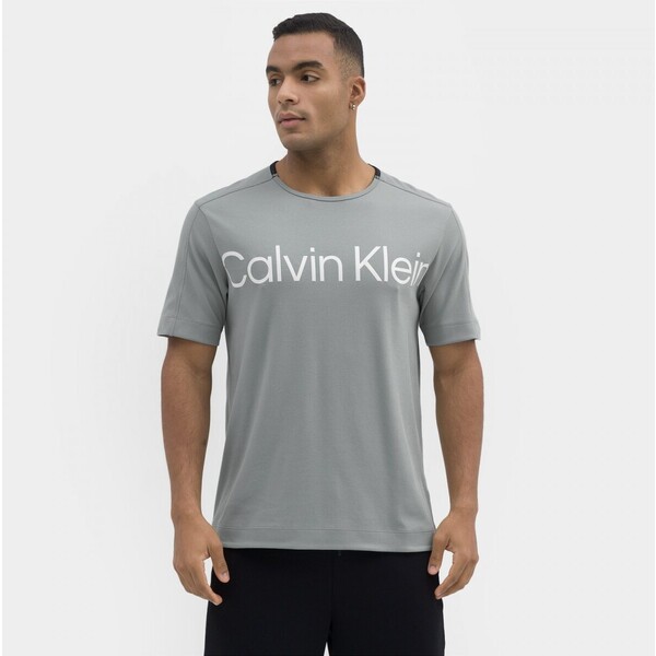 Calvin Klein Męska koszulka treningowa CALVIN KLEIN MEN 00GMS3K102 - miętowa