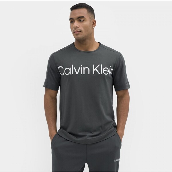 Calvin Klein Męska koszulka treningowa CALVIN KLEIN MEN 00GMS3K102 - grafitowa