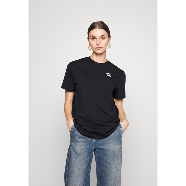 KARL LAGERFELD IKONIK RELAXED T-shirt basic black K4821D0BJ-Q11