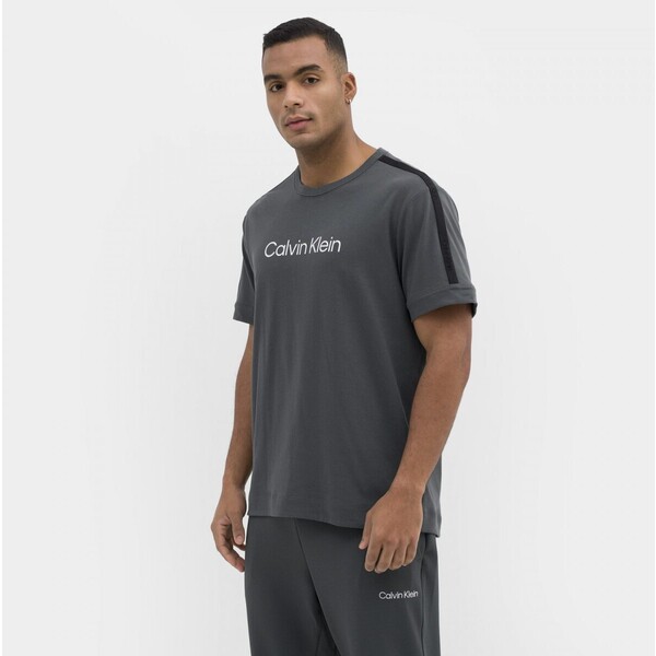 Calvin Klein Męska koszulka treningowa CALVIN KLEIN MEN 00GMS3K104 - grafitowa