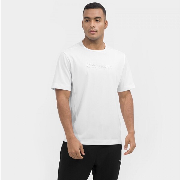 Calvin Klein Męska koszulka treningowa CALVIN KLEIN MEN 00GMS3K107 - biała