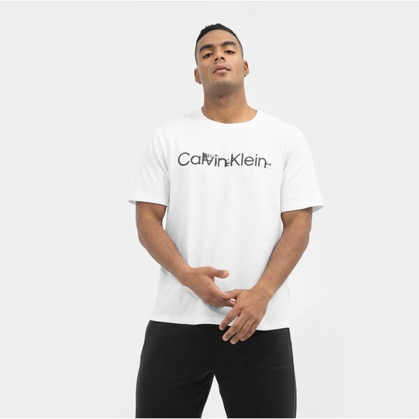 Calvin Klein Męska koszulka treningowa CALVIN KLEIN MEN 00GMS3K110 - biała