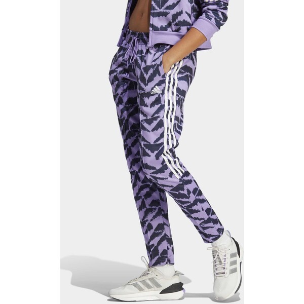adidas Sportswear TIRO UP LIFESTYLE Spodnie treningowe violet fusion legend ink multicolor white ADQ21A00B-T11