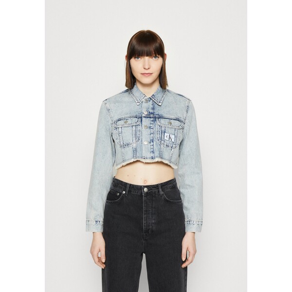 Calvin Klein Jeans EXTREME CROPPED JACKET Kurtka jeansowa denim light C1821G05V-K11