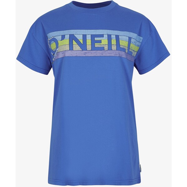 O'Neill CONNECTIVE GRAPHIC LONG SHORTSLEEVE T-shirt z nadrukiem princess blue ON521D04X-K11