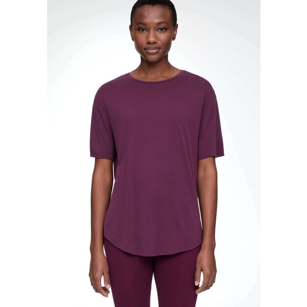 OYSHO SHORT-SLEEVED T-shirt basic purple OY141D08M-I11
