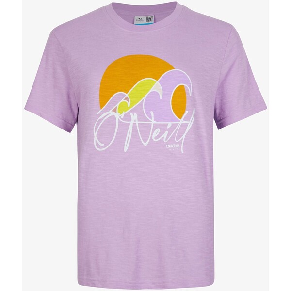 O'Neill LUANO GRAPHIC T-shirt z nadrukiem purple rose ON541D03J-I11