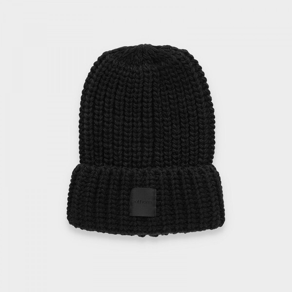 Outhorn Damska czapka zimowa OUTHORN OTHAW22ACAPF049 - czarna