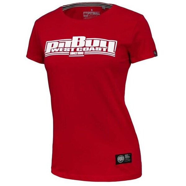 Pit Bull T-Shirt 210905.4500.S Czerwony Regular Fit