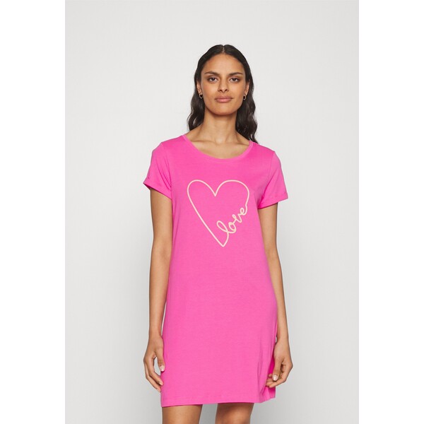 LASCANA LOVE BIG SHIRT Koszula nocna pink L8381P0BW-J11