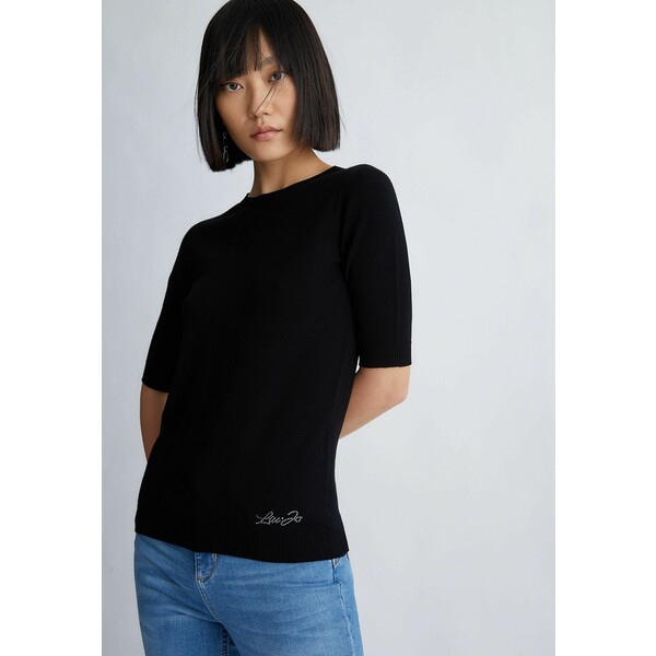Liu Jo Jeans T-shirt basic black L2521D0C1-Q11