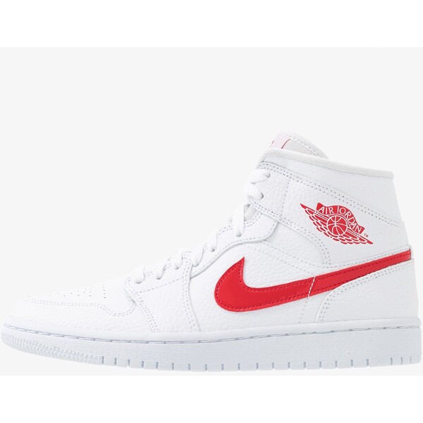 Jordan AIR JORDAN 1 MID Sneakersy wysokie white/university red JOC11A000-A18
