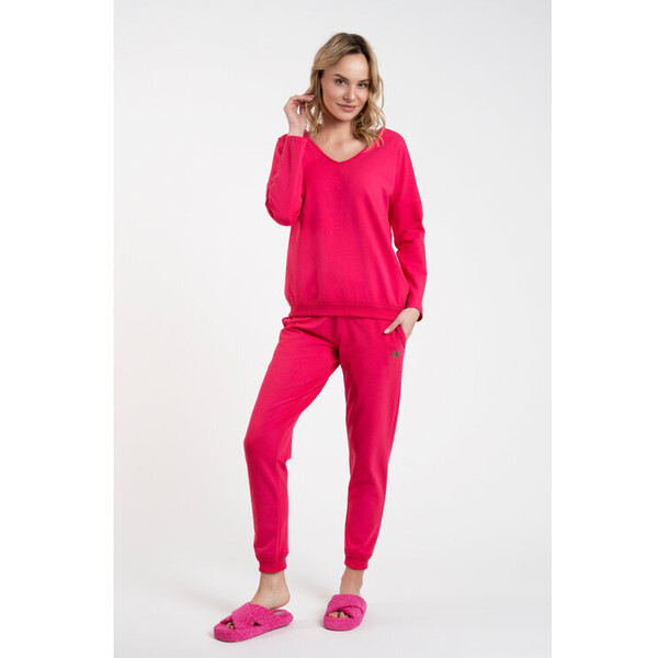 Italian Fashion Bluza Kalta Różowy Regular Fit