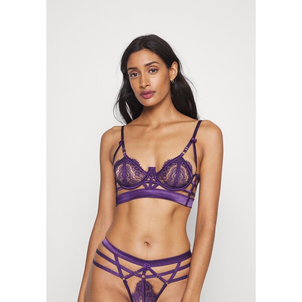 Hunkemöller MITZY UP Biustonosz z fiszbiną purple HM181A2AY-I11