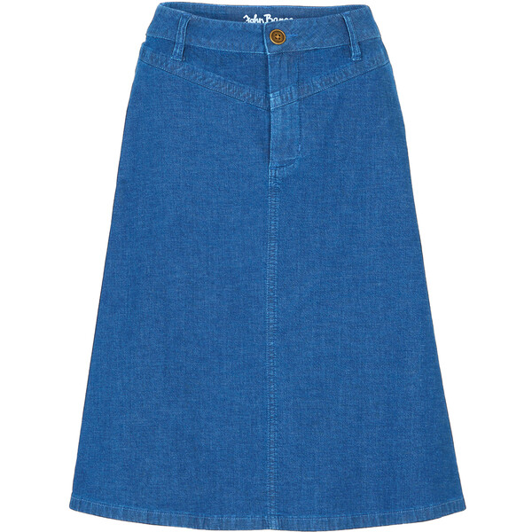 Bonprix Spódnica dżinsowa ze stretchem niebieski denim