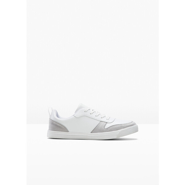 Bonprix Sneakersy biało-jasnoszary