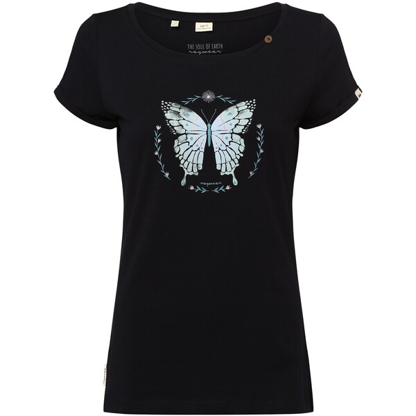 Ragwear T-shirt damski – Florah Butterfly 653880-0001