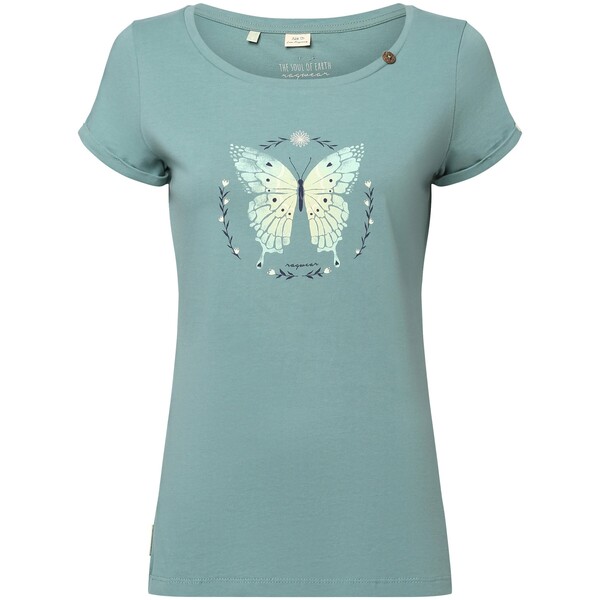 Ragwear T-shirt damski – Florah Butterfly 653880-0002