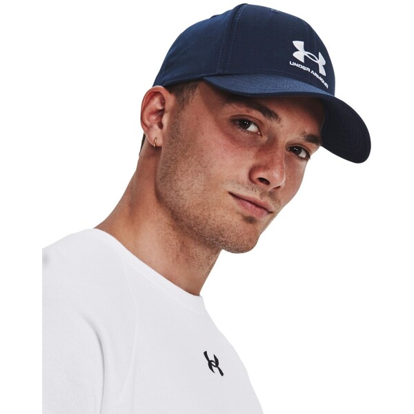 UNDER ARMOUR Męska czapka z daszkiem Under Armour Mens Branded Lockup Adj - granatowa