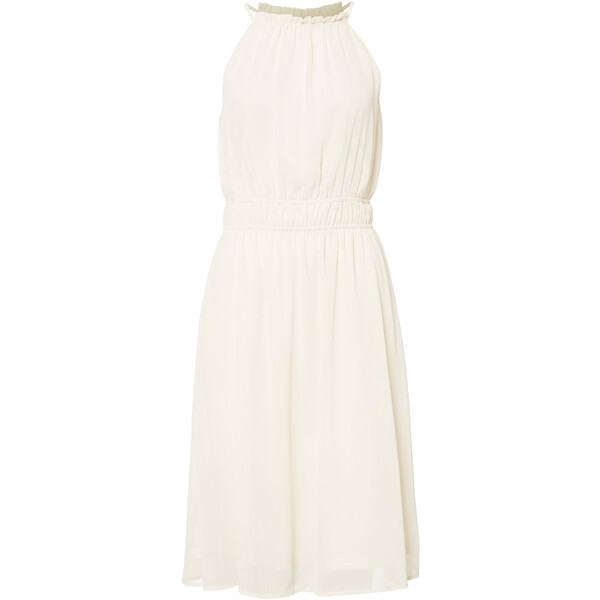 Bonprix Sukienka szyfonowa naturalny beżowy