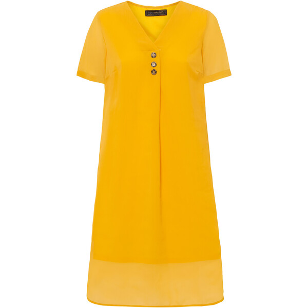 Bonprix Sukienka żółty szafranowy