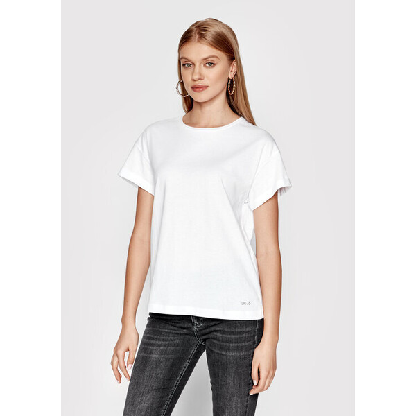 Liu Jo T-Shirt WA2501 J5214 Biały Regular Fit