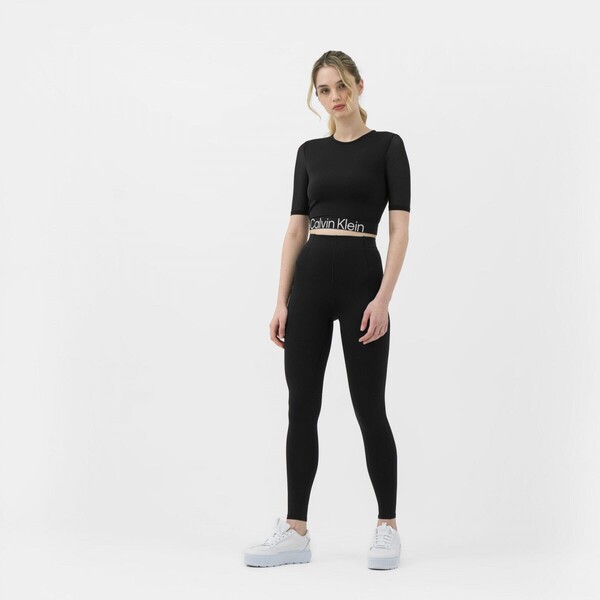 Calvin Klein Damskie legginsy treningowe CALVIN KLEIN WOMEN 00GWS3L603 - czarne