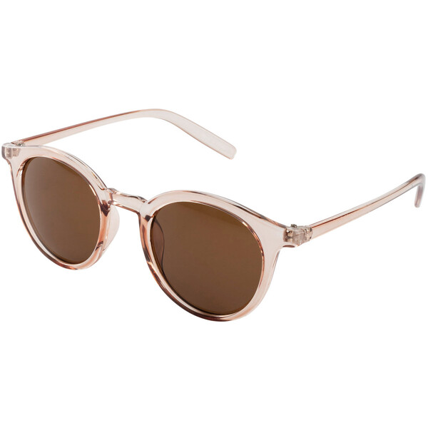 Bonprix Okulary przeciwsłoneczne pudrowy jasnoróżowy - brązowy