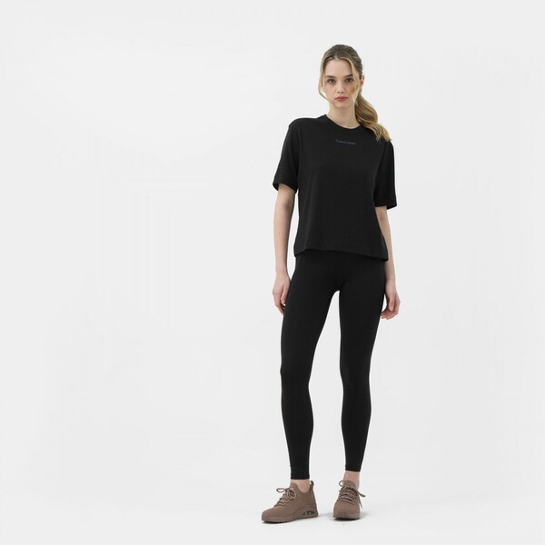 Calvin Klein Damska koszulka treningowa CALVIN KLEIN WOMEN 00GWS3K104 - czarna