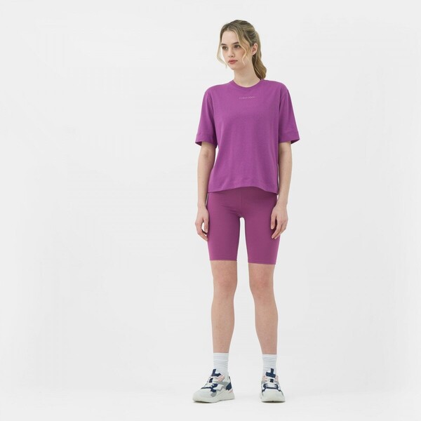Calvin Klein Damska koszulka treningowa CALVIN KLEIN WOMEN 00GWS3K104 - różowa