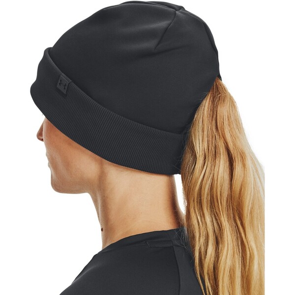 Damska czapka treningowa UNDER ARMOUR UA Storm Fleece Beanie - czarna