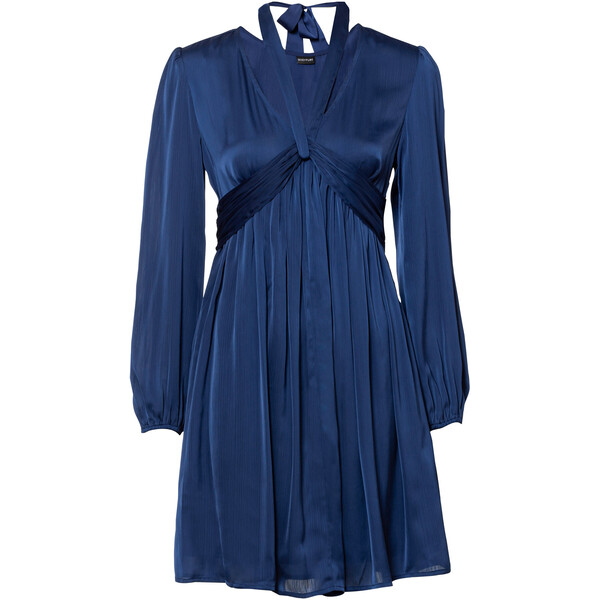 Bonprix Sukienka aksamitna niebieski