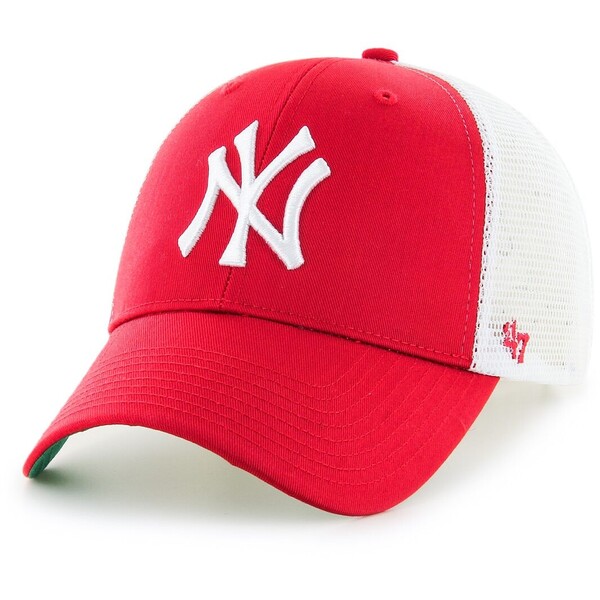 47 BRAND Czapka z daszkiem uniseks 47 Brand New York Yankees Branson - czerwona