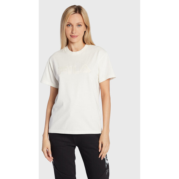 Fila T-Shirt Buek FAW0407 Biały Regular Fit