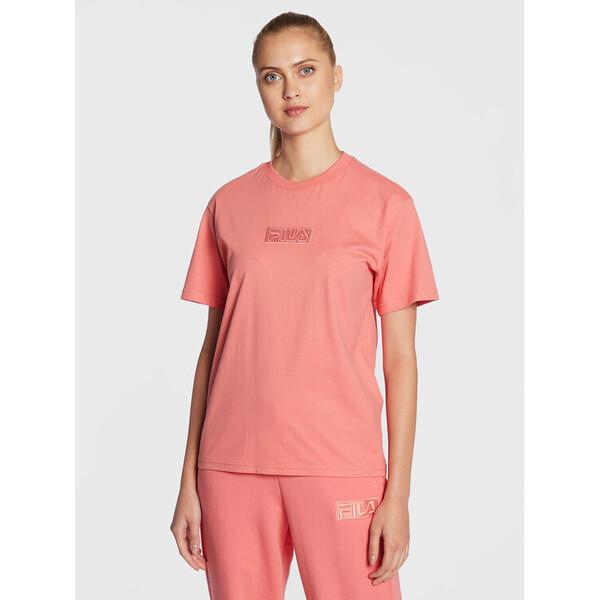 Fila T-Shirt Braila FAW0257 Różowy Regular Fit