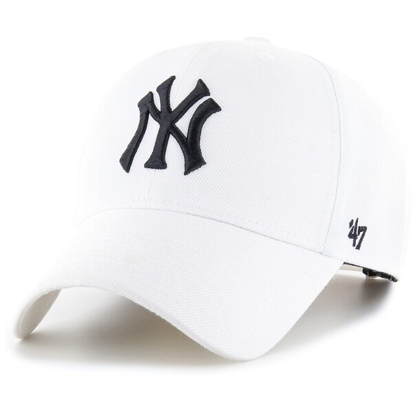 47 BRAND Czapka z daszkiem uniseks 47 Brand New York Yankees '47 Snapback - biała
