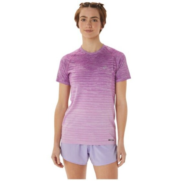 Asics T-Shirt ASICS Seamless SS Top Różowy Regular Fit