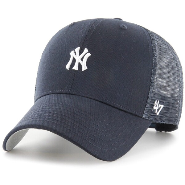 47 BRAND Czapka z daszkiem uniseks 47 Brand New York Yankees Base Runner Mesh - granatowa