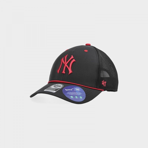 47 BRAND Czapka z daszkiem uniseks 47 Brand MLB New York Yankees brrr Mesh Pop 47 - czarna