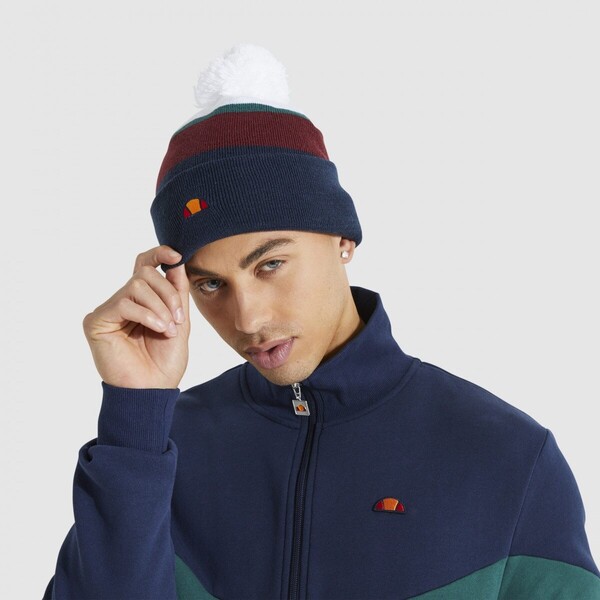 Czapka zimowa uniseks ELLESSE ISINA POM POM BEANIE - granatowa